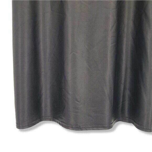 PrettyLittleThing Women's Black Faux Leather Lace Mini‎ Dress Size 0 - Picture 6 of 10